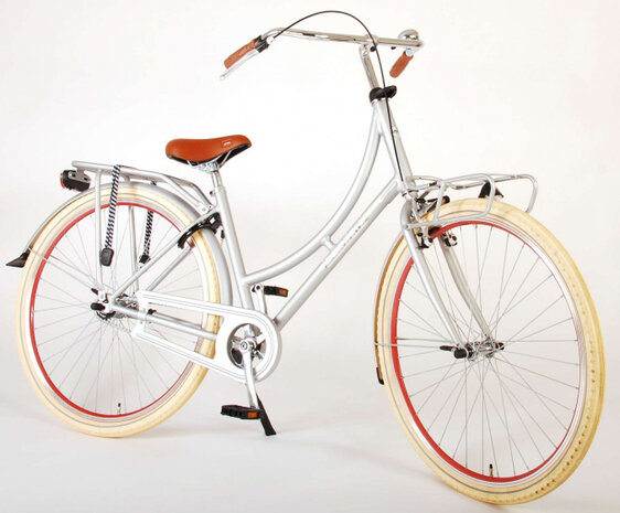 Classic Oma 28 Inch 45 cm Dames Terugtraprem Zilver