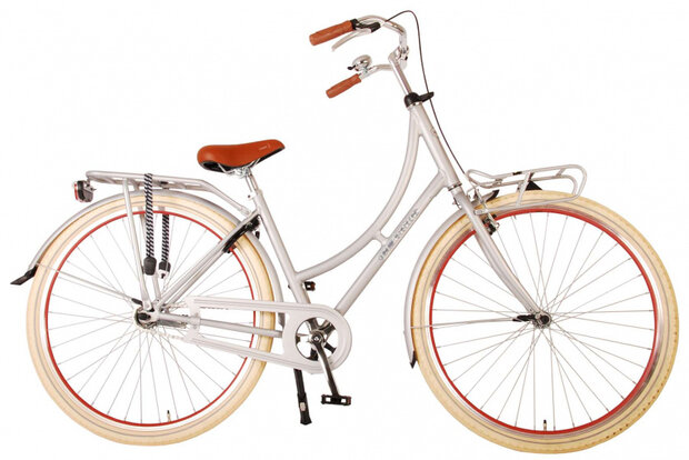 Classic Oma 28 Inch 45 cm Dames Terugtraprem Zilver