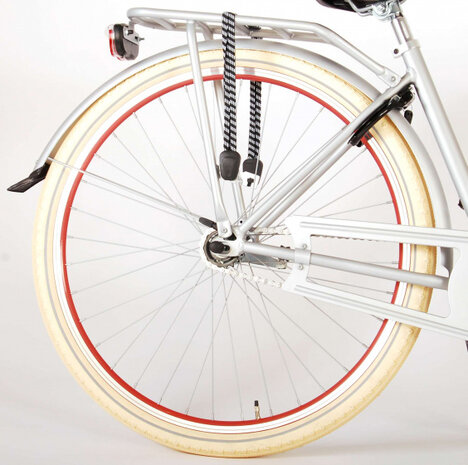 Classic Oma 28 Inch 45 cm Dames Terugtraprem Zilver