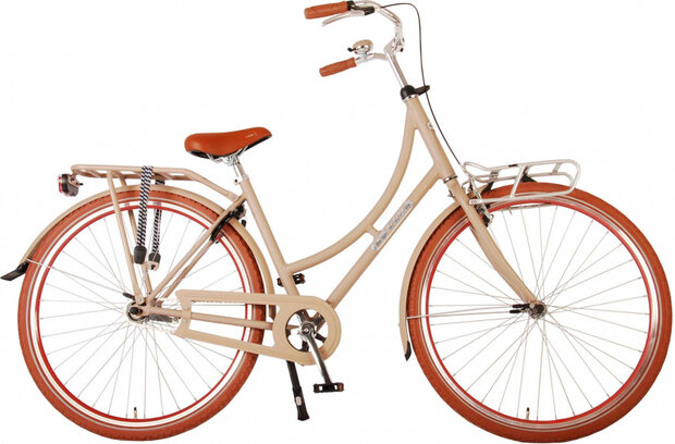 Classic Oma 28 Inch 51 cm Dames Terugtraprem Lichtbruin