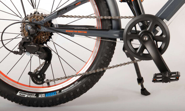 Rocky 20 Inch 27 cm Jongens 6V V-Brakes Grijs/Oranje
