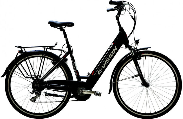 Opera 28 Inch 48 cm Dames 7V V-Brakes Zwart