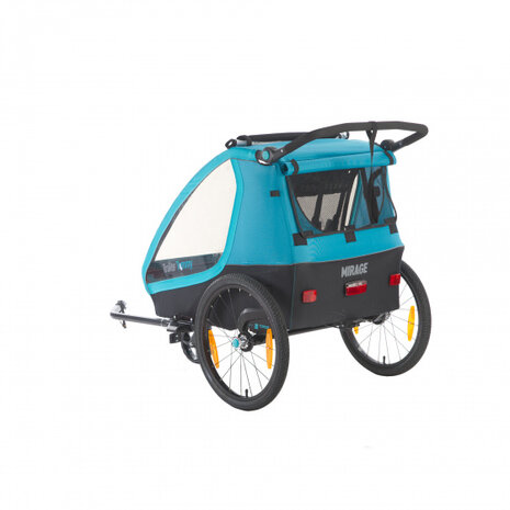 fietskar Tommy 20 Inch Unisex Blauw/Zwart