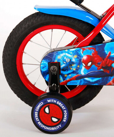 Spider-Man 12 Inch 23 cm Jongens Terugtraprem Blauw/Rood