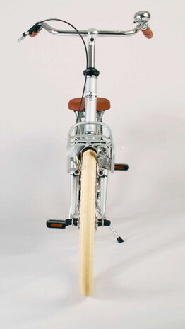 Classic Oma 20 Inch 30 cm Meisjes Terugtraprem Matzilver