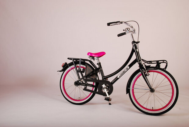 Classic Oma 20 Inch 30 cm Meisjes Terugtraprem Zwart