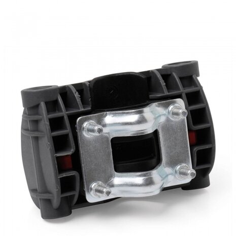 adapter achterzitje 10 cm framebevestiging zwart