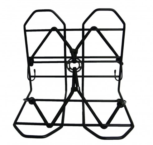 Bagagedrager verbreder 28 x 25 cm zwart