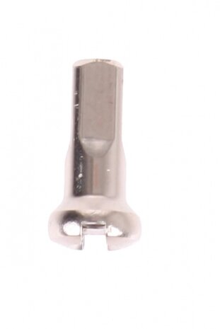 Spaaknippels 14G Polyax 11,7 mm messing zilver 144 Stuks