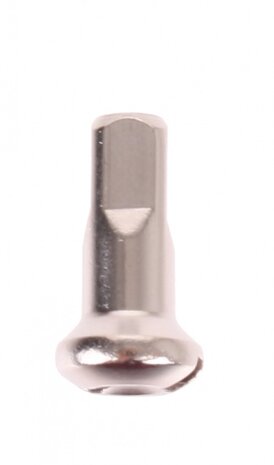 spaaknippels 13G Polyax 14,5 mm messing zilver 144 Stuks