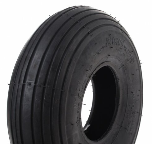 buitenband tube 260 x 85 (3.00-4) zwart