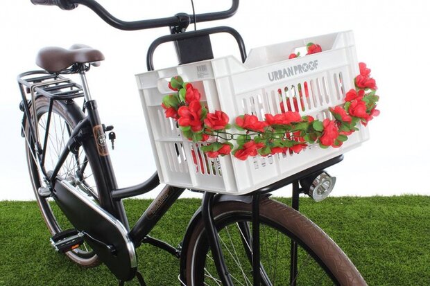 Bloemenstreng Flower Garland 120 cm rood