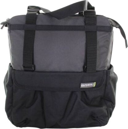 shopper XL 20 liter zwart/grijs - 17402