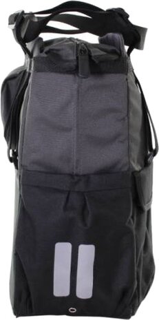 shopper XL 20 liter zwart/grijs - 17402