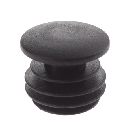 Bar End afdekdop 20 mm zwart per stuk