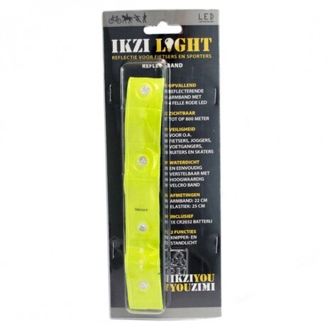 Reflecterende Armband Met 4-LED