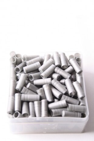 Kabelhoedje 4,3 mm PVC Zilver Per 150