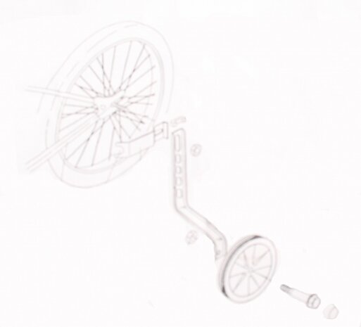 Zijwieltjes 12-16-20 Inch Import