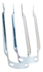 Spatbord Set Staal 18 Inch Zwart