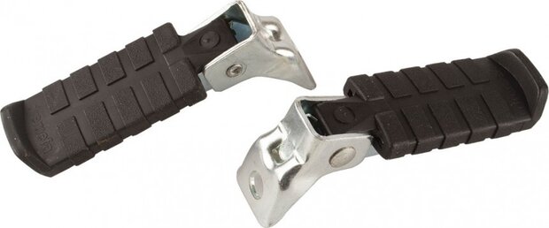 voetsteunen 1117S bromfiets 12 cm zwart per stel