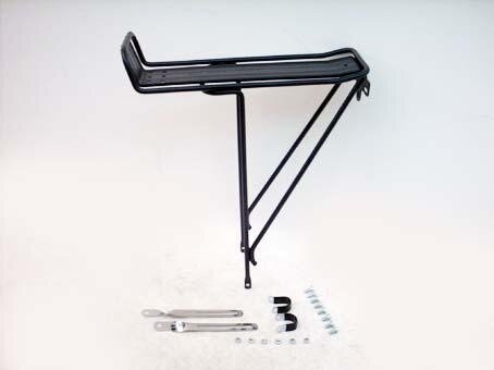 achterdrager aluminium 26 inch zwart