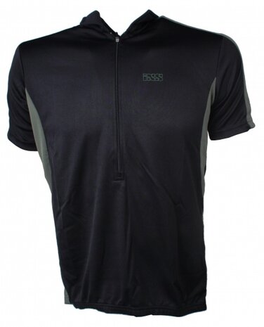 fietsshirt Cusco Basic-Comp heren polyester zwart maat S