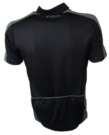 fietsshirt Cusco Basic-Comp heren polyester zwart maat S