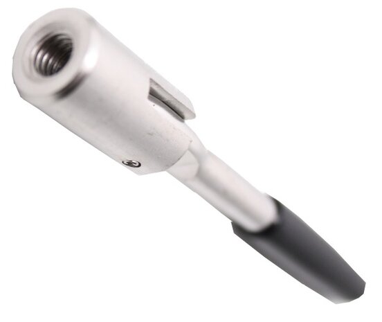 Zadelpen bout snelspanner 8 mm staal zilver/zwart