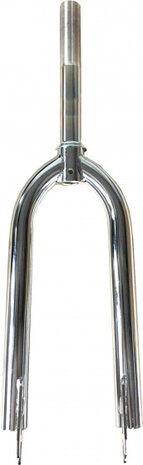 Voorvork Vast 20 Inch BMX 1 Inch Zilver