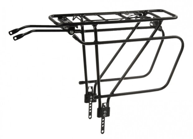 Aluminium Bagagedrager Traveller High Zwart