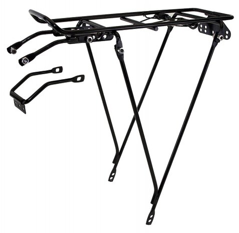 Stalen Bagagedrager Screw-On II S Zwart