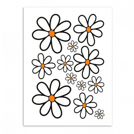 Fietsstickers Margrieten 34 X 24 cm