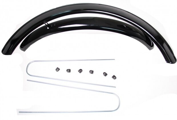 spatbordenset ATB 26 inch staal zwart