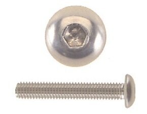 Inbusbout M5 X 16mm RVS Bolkop 25 Stuks (214176)