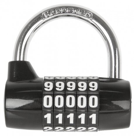 hangslot PD 5 62 x 7 mm zwart