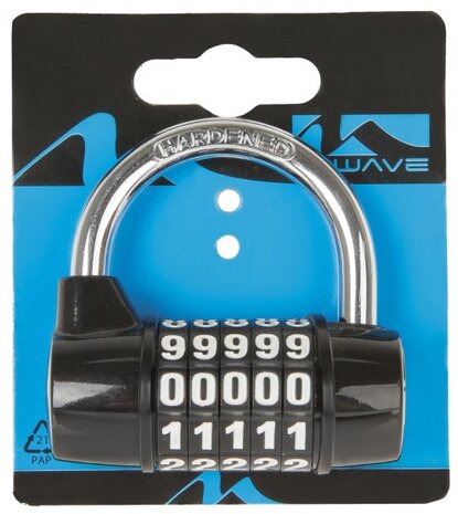 hangslot PD 5 62 x 7 mm zwart