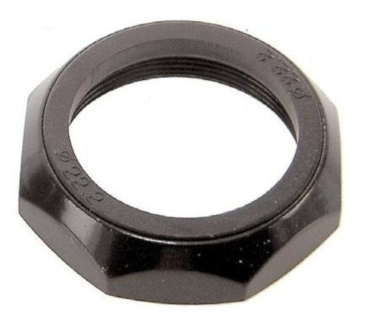 Balhoofd bovenmoer 22,2 mm zwart 6 stuks