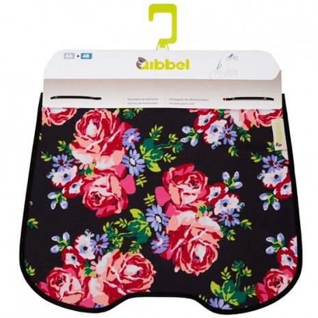 Stylingset Windschermflap Blossom Roses Black