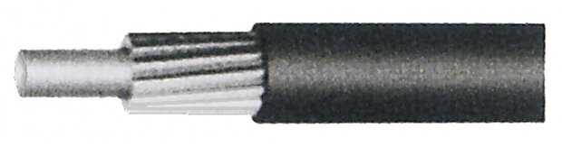 Buitenkabel Voor Derailleur Zwart 4 mm 30 Meter