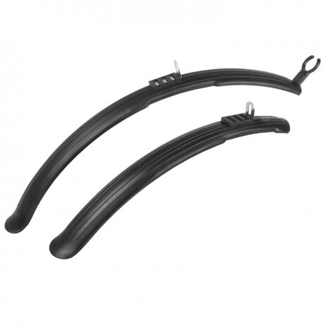 Spatbord Set MTB Kunststof 26 Inch Zwart