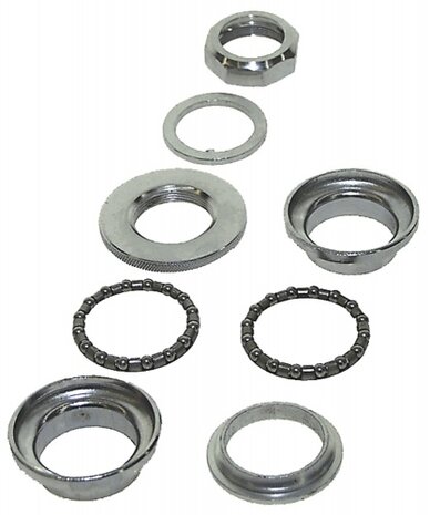 Eco Balhoofd Staal Chroom 1 Inch (22,4/30,2/26,4 mm)