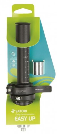 Easy Up hoogte adapter 25.4 / 205 / 28,6 mm matzwart