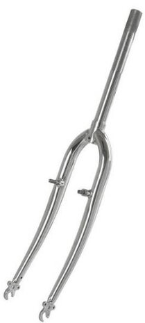 Voorvork Vast 26 Inch 1 Inch Zilver