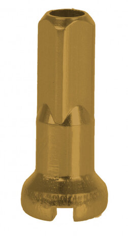Spaaknippels 14G - 14 mm Aluminium 350 Stuks Goud