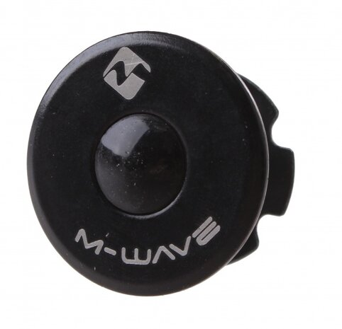 Balhoofdplug ahead 1 1/8 inch aluminium zwart