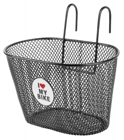 fietsmand 5 liter love bike zwart