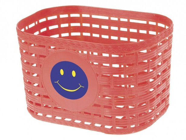 fietsmand smiley junior 3,5 liter rood