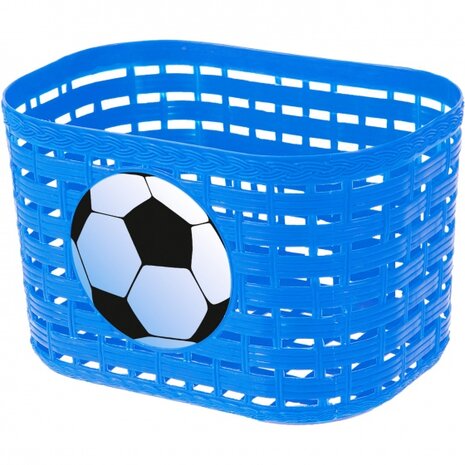 fietsmand voetbal junior 3,5 liter lichtblauw