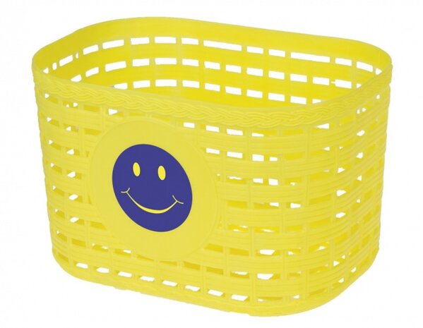 fietsmand smiley junior 3,5 liter geel