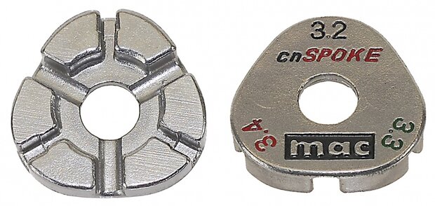 Spaaksleutel 3,2 / 3,3 / 3,4 mm Staal